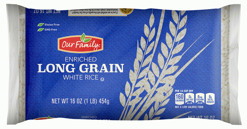 Our Family  white rice, long grain enriched Full-Size Picture